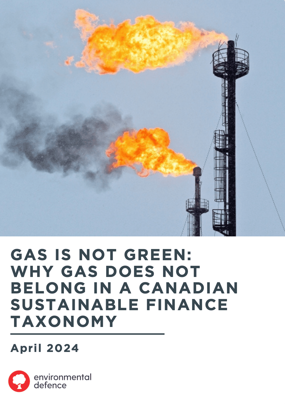 Gas is Not Green